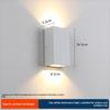 LED Outdoor Four-Leaf Clover Wall Light - Up and Down Beam Decoration for Garden and Exterior Walls.