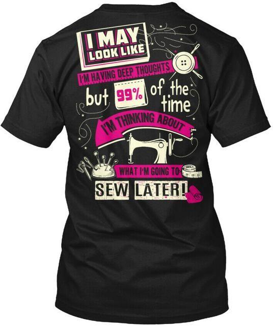 Sewing T-Shirt Made in the USA Size S to 5XL Made in USA Size S to 5XL XXL