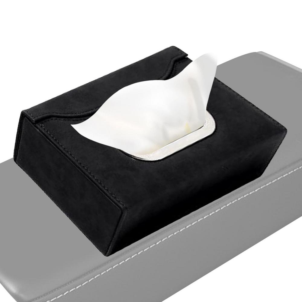 Tissue Holder For Car Soft Tissue Box Cover Napkin Holder Multi-functional Towel Box Cover Tissue Box For Holds Mobile Phones