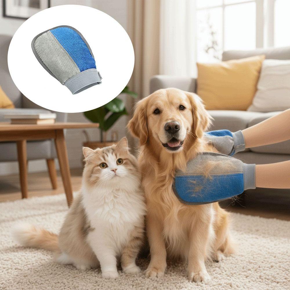 Washable Pet Hair Remover Glove Portable Dog Hair Remover Tool  Furniture Cleaning