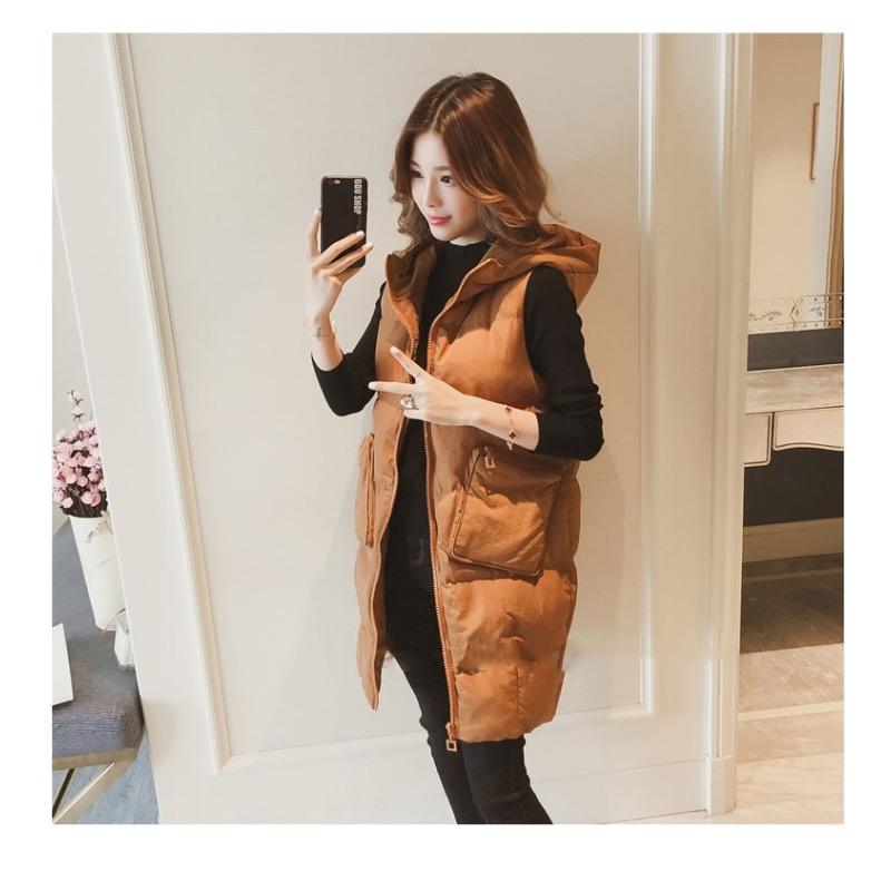 Down Cotton Vest Jacket for Women