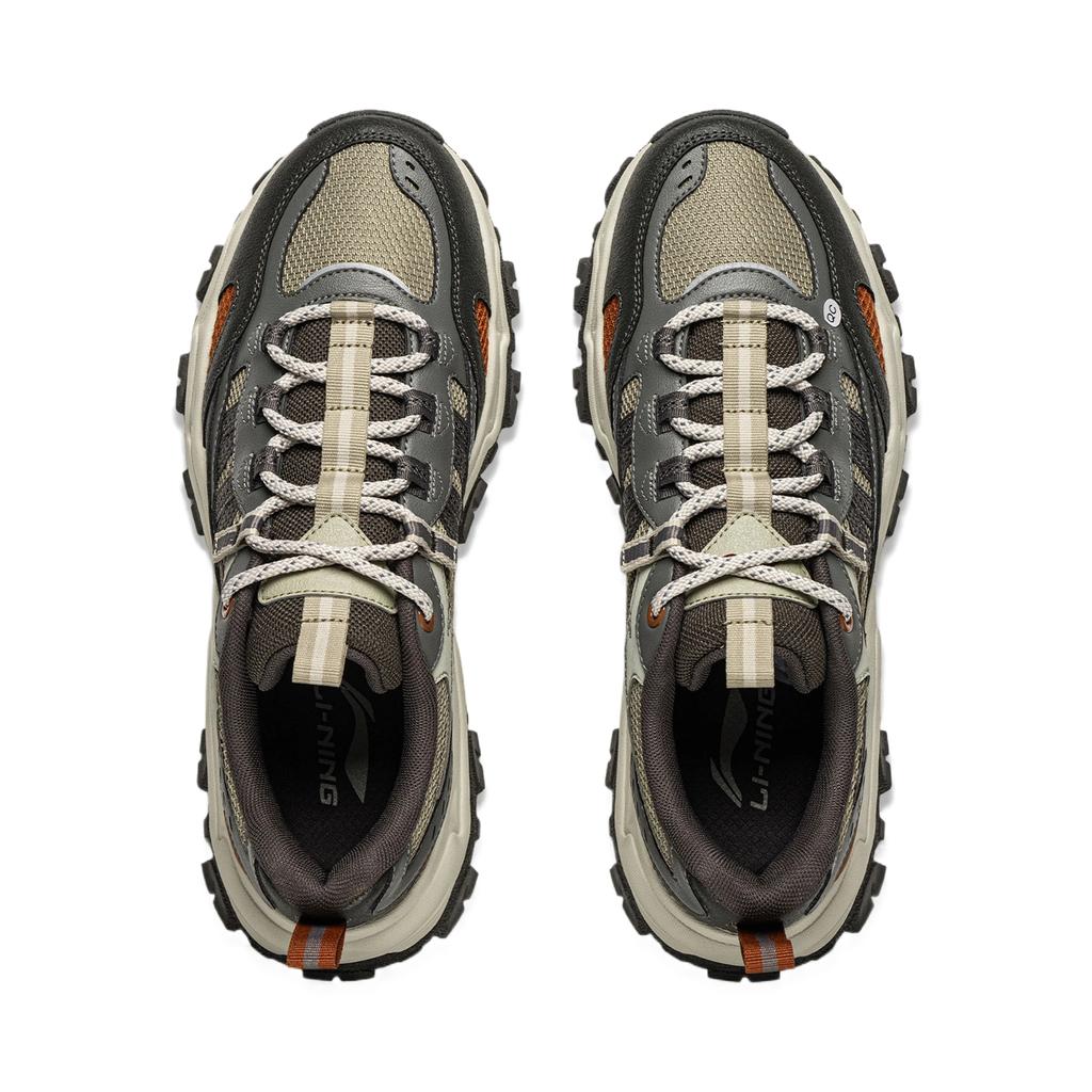 Men's Sneakers Li-Ning Casual Shoes Men's Low-top Asphalt Gray/Obsidian Gray/Muted Grass