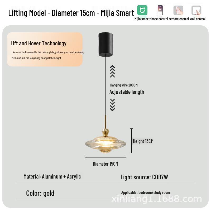 Modern Minimalist Eye-Protecting Pendant Light for Entrances, Restaurants, and Bedrooms