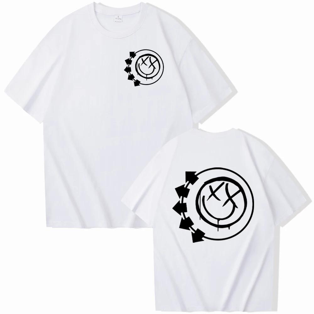 ZheXiong TEE Blink 182 Hip Hop Rock Zomer Heren Katoenen T-shirt Korte Mouw Outdoor Y2K Casual Top Street Fashion Herenkleding 2XL