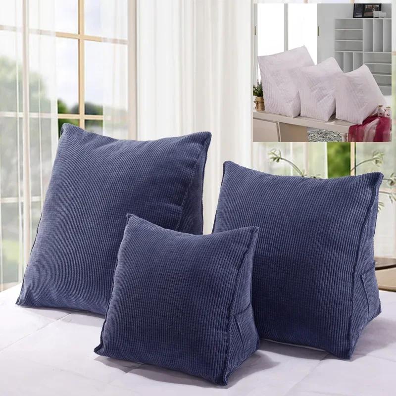 Tatami Waist Pillow with Core Office Lumbar Car Sofa Backrest Stereo Triangle Cushion Bedside Pillow