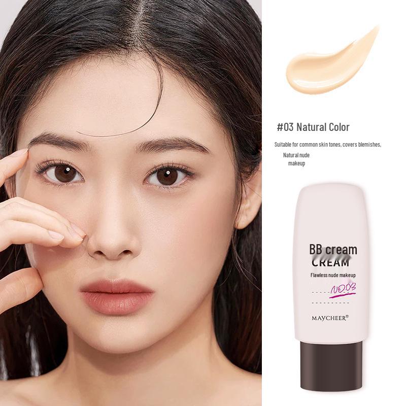Meixi'er Flawless Nude BB Cream: Brightens Skin Tone, Covers Blemishes, Foundation for Bare Face - Season 2