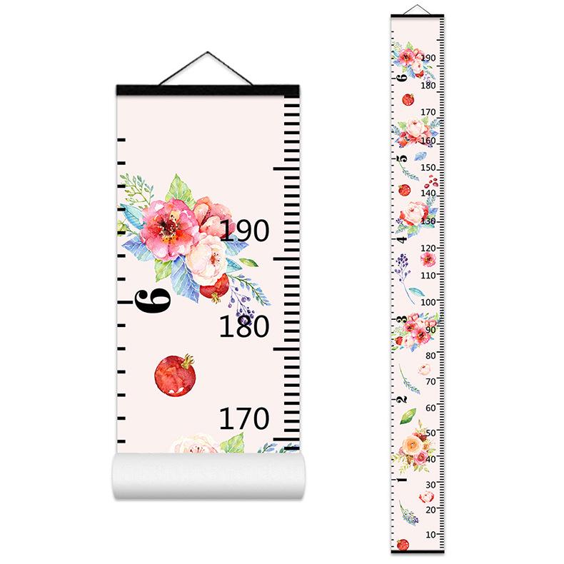 Nordic Style Children's Height Chart - Decorative Wall Hanging Measuring Sticker