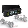 Solar Powered Car Tire Pressure with Temperature and LCD Display Panel & USB Charging