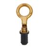 Snap Handle Drain Plug Rubber Brass Twist Design Long Lasting Marine Drain Plug for Boat Yacht Livewell 0.6inch
