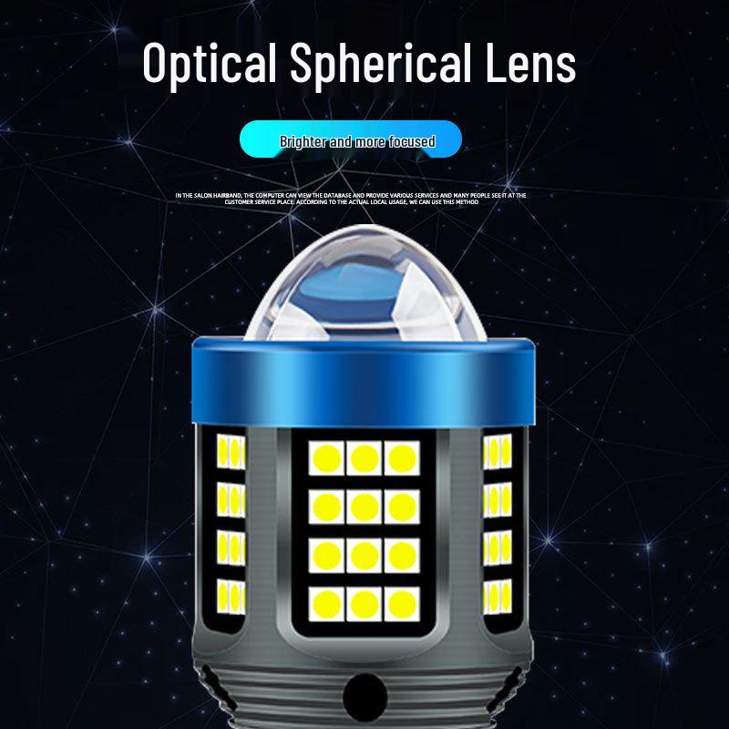 Dual-Color High-Power Motorcycle Headlight H4 H6 P15D BA20D