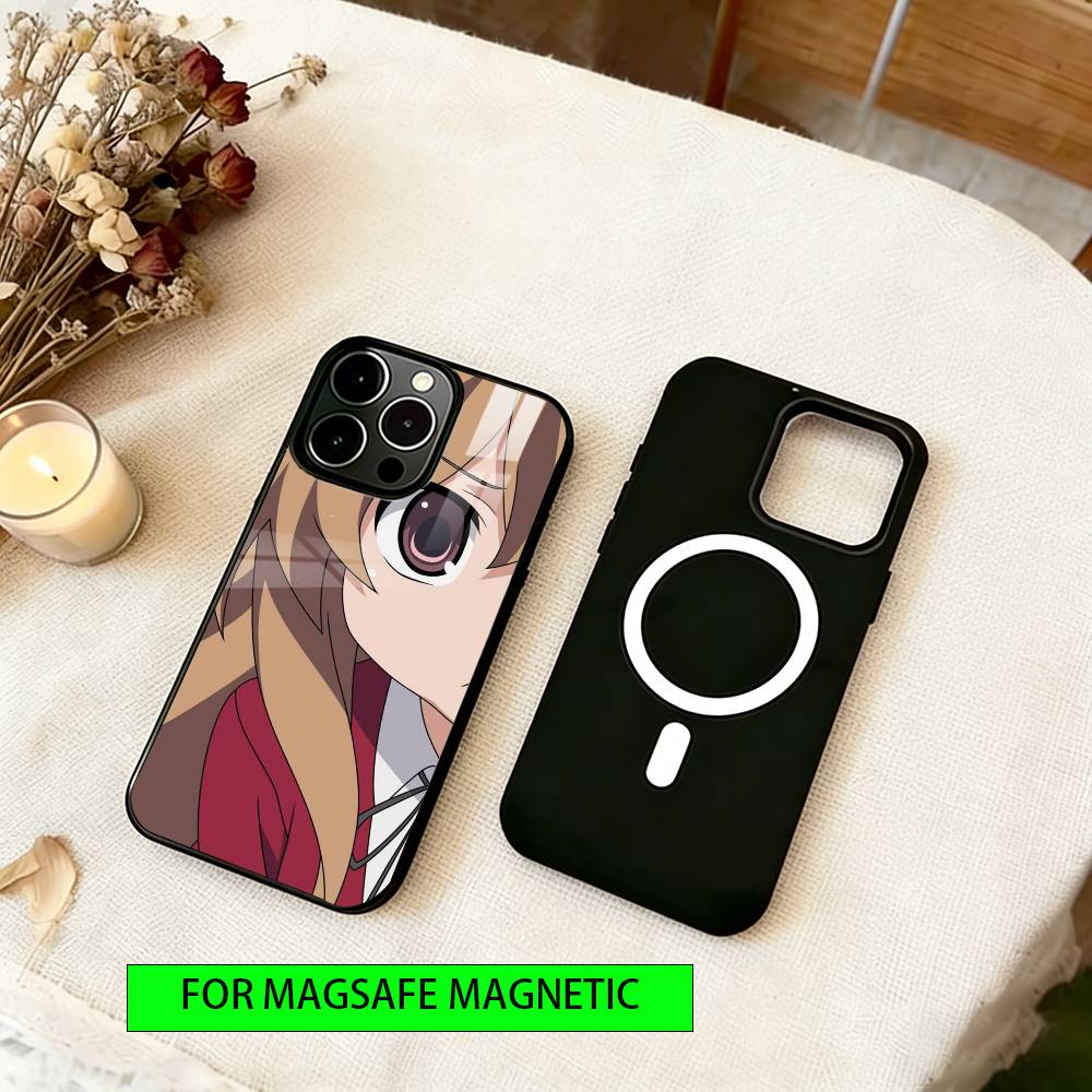 Toradora Phone Case For iPhone17,16,15,14,13,12,11 Plus,Pro Magnetic For Magsafe Wireless Charging