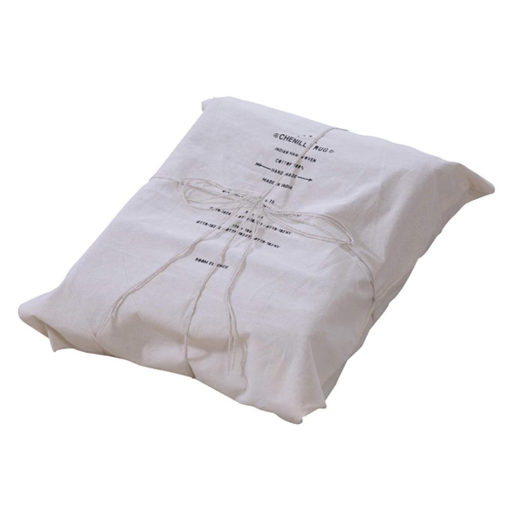 AZUMAYA Chenille Rug, Gray