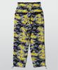 Zensai Camo Patch Color Block String Pants [Orange/Yellow]