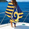 Asciugamano da Spiaggia Stampato con Spirito di Squadra dei Rams Football, Microfibra Super Morbida, Regalo Perfetto Compleanno, per Piscina, Spiaggia, Viaggio, per famiglia e amici