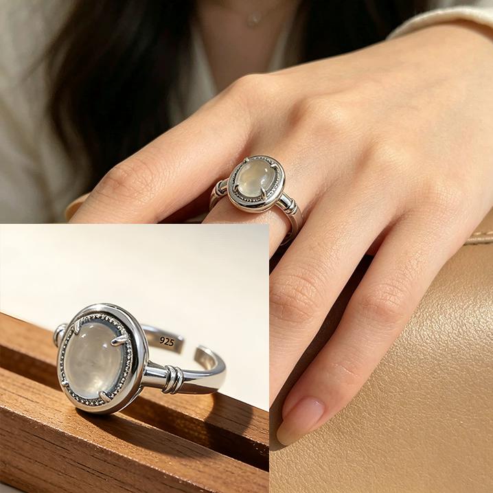 925 Silver Rings New Party Jewelry Vintage Charm Double Layer Geometric Nail Design Accessories Gift Dropship