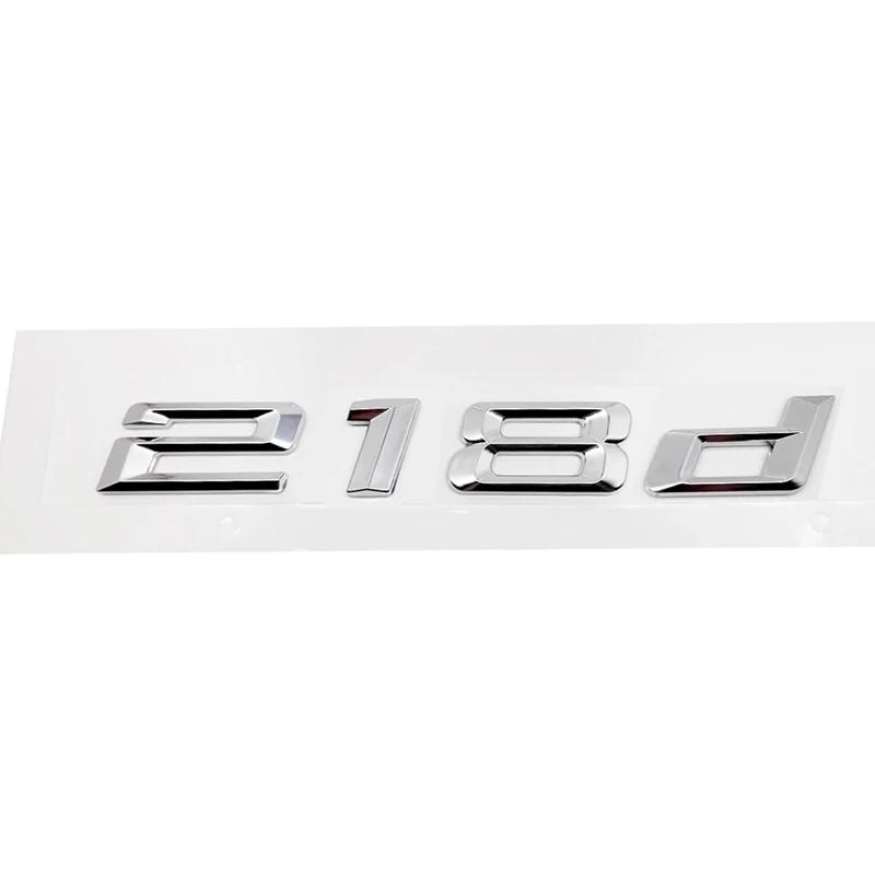 ABS Adesivo Emblema Logo Lettere Baule Posteriore Auto Per BMW Serie 2 216d 218d 220d 225d 228d 230d 235d 240d F22 F23 F45 F46