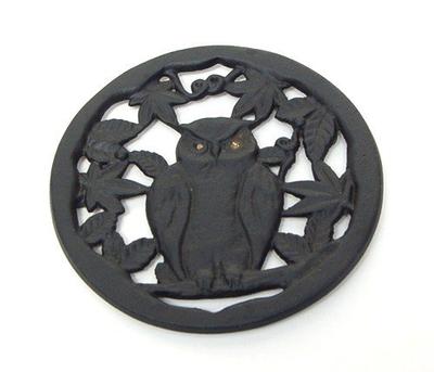 Nanbu Tekki Owl Pot Diameter 110 X Height 5mm 160g Size Weight