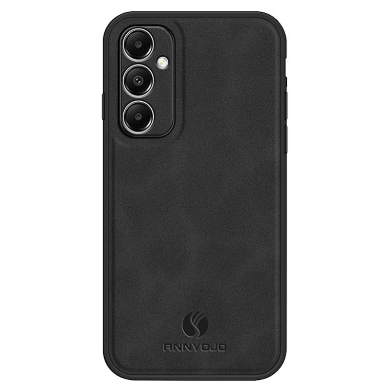 ANNYOJO For Samsung Galaxy A05s 4G Case PU Leather+PC+TPU Shockproof Back Cover
