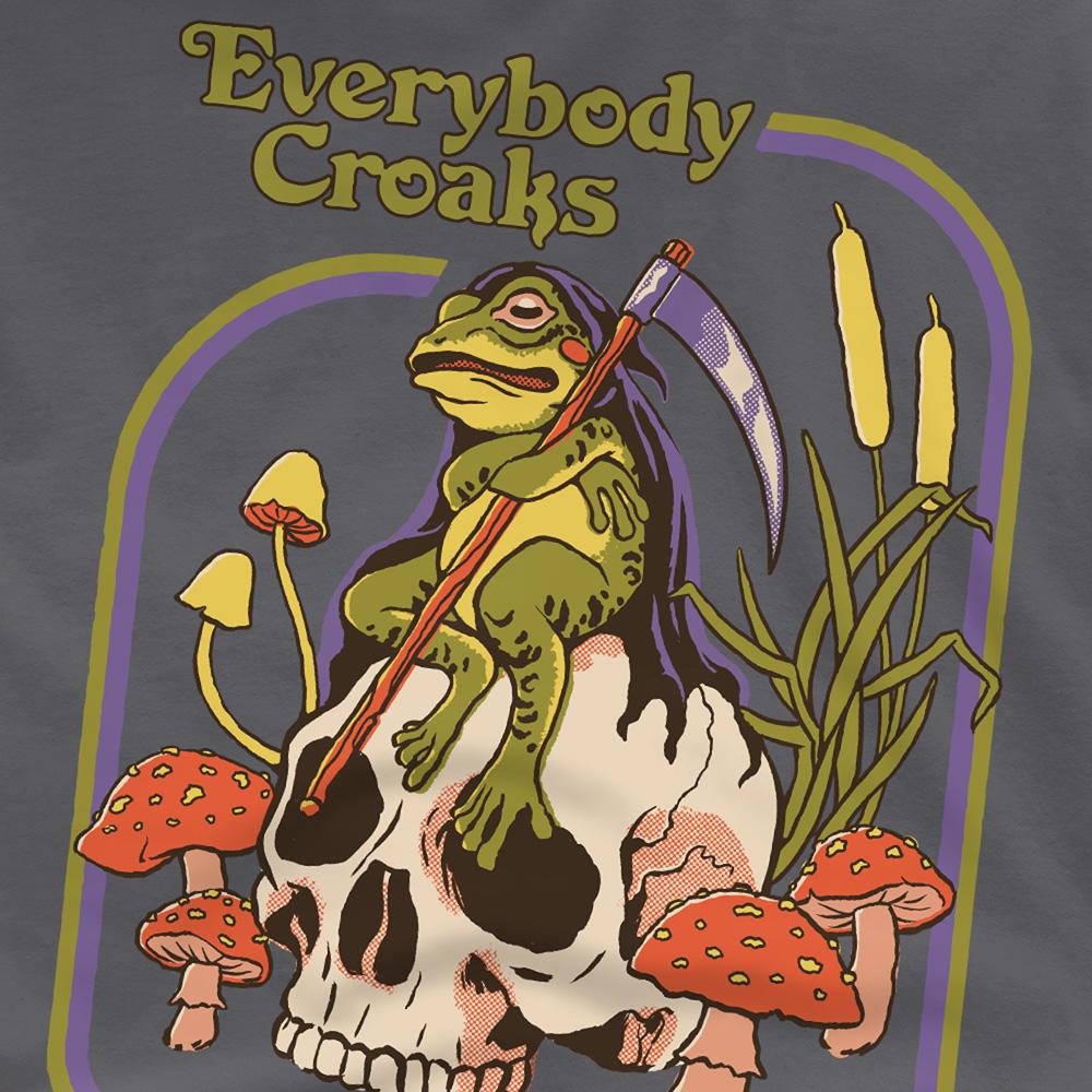 Steven Rhodes Unisex Erwachsenen Everybody Croaks T-Shirt