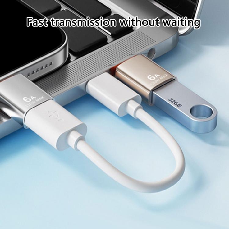Metal Type C to USB 3.1 Adapter 10Gbps Pocket Charging Adapter Multiple Size Upgrades for Fast Data Transfer & Charging