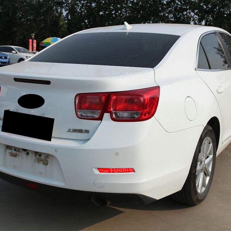 2PCS Car LED Rear Bumper Tail Lights For Chevrolet Malibu 2012 2013 2014 2015 Reflector Lamp Brake Stop Light Car Style