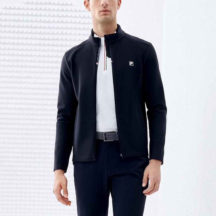 New FILA Athletics Jackets Men's Pitch Black A11M245501F-BK