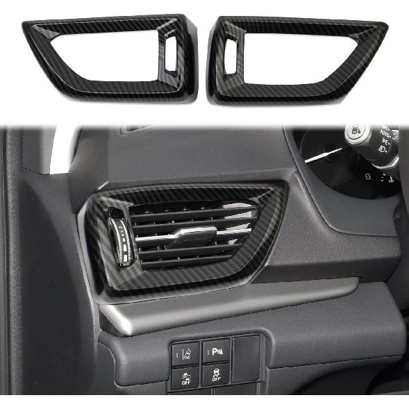 crosselec Carbon Fiber Style Dashboard Side Air Outlet AC Vent Cover Trim Accessories for 2019-2025 Acura RDX