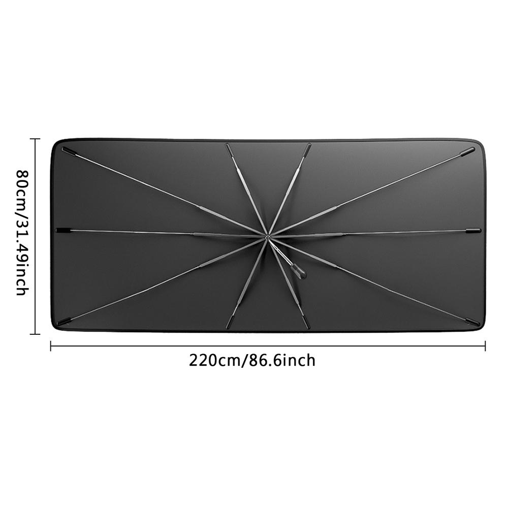

Car Windshield Sun Shade Umbrella Sun Visor Foldable Car Auto Windshield Covers Car Shades For Front Windows UPF50 Sun