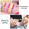 4pcs Makeup Puff Sponge Holder Case Different Shape Transparent Portable Waterproof Puff Protective Container