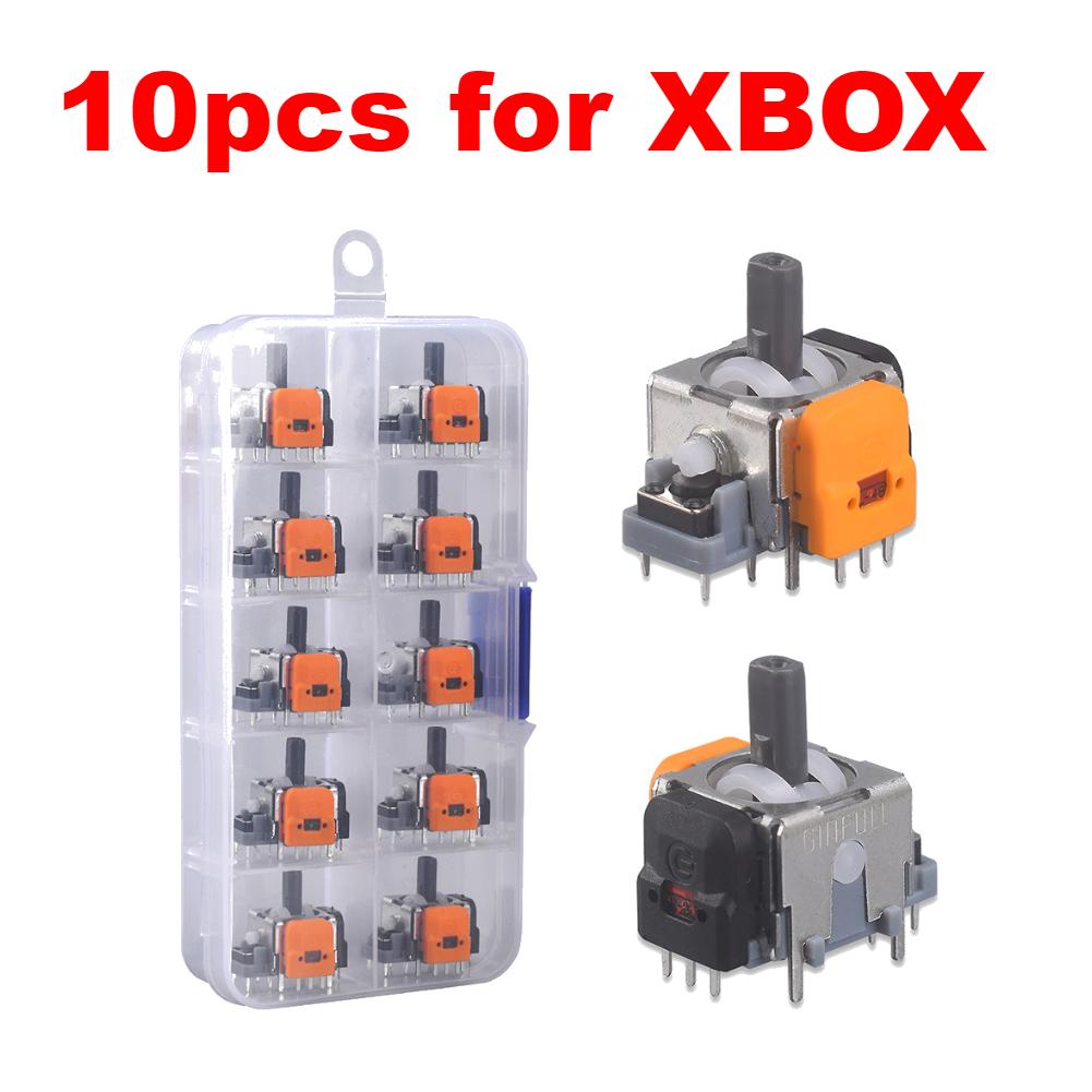 10/2PCS 3D Hall Effect Joystick Analog Stick Sensor Module No Drifting Thumbsticks Module Repair Parts for PS4/5 for XBox/Switch