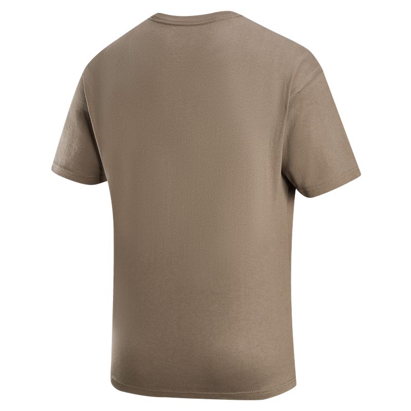 Nike Einfarbiges NBA Golden State Warriors bedrucktes lässiges lockeres bequemes Rundhals-Kurzarm-T-Shirt für Herren FJ0570-040