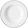 Piatto in Porcellana Ossea con Bordo Dorato Stile Nordico - Piatto Piano Elegante per Bistecca e Zuppa, Stoviglie Occidentali di Lusso Leggero.