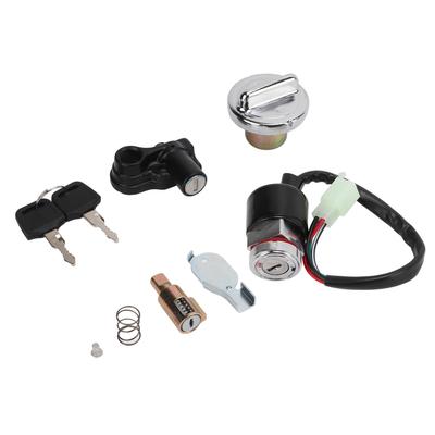 Zündschloss Gasdeckel Kit Helm Schloss 2-Schlüssel Ersatz für Dax Skyteam 50cc 125cc