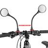 Bike Rearview Mirror 360 Degree Adjustable Wide Angle Rotatable Bike Convex Mirror for Mountain Bike Road Bike