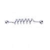 1 Stück Stahl Industrielles Ohrpiercing Industrielle Barbells Stange Gerüst Ohrknorpel Helix 14G Gold Silber Körperschmuck