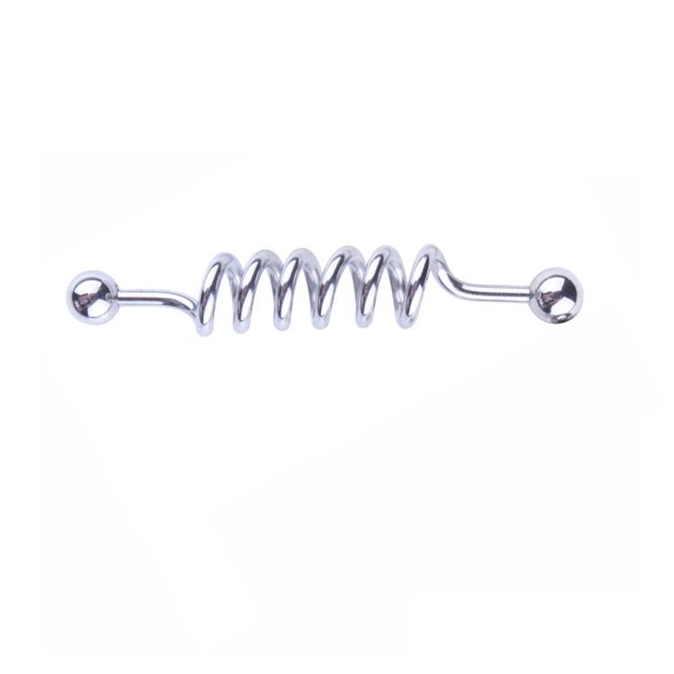 1 Stück Stahl Industrielles Ohrpiercing Industrielle Barbells Stange Gerüst Ohrknorpel Helix 14G Gold Silber Körperschmuck