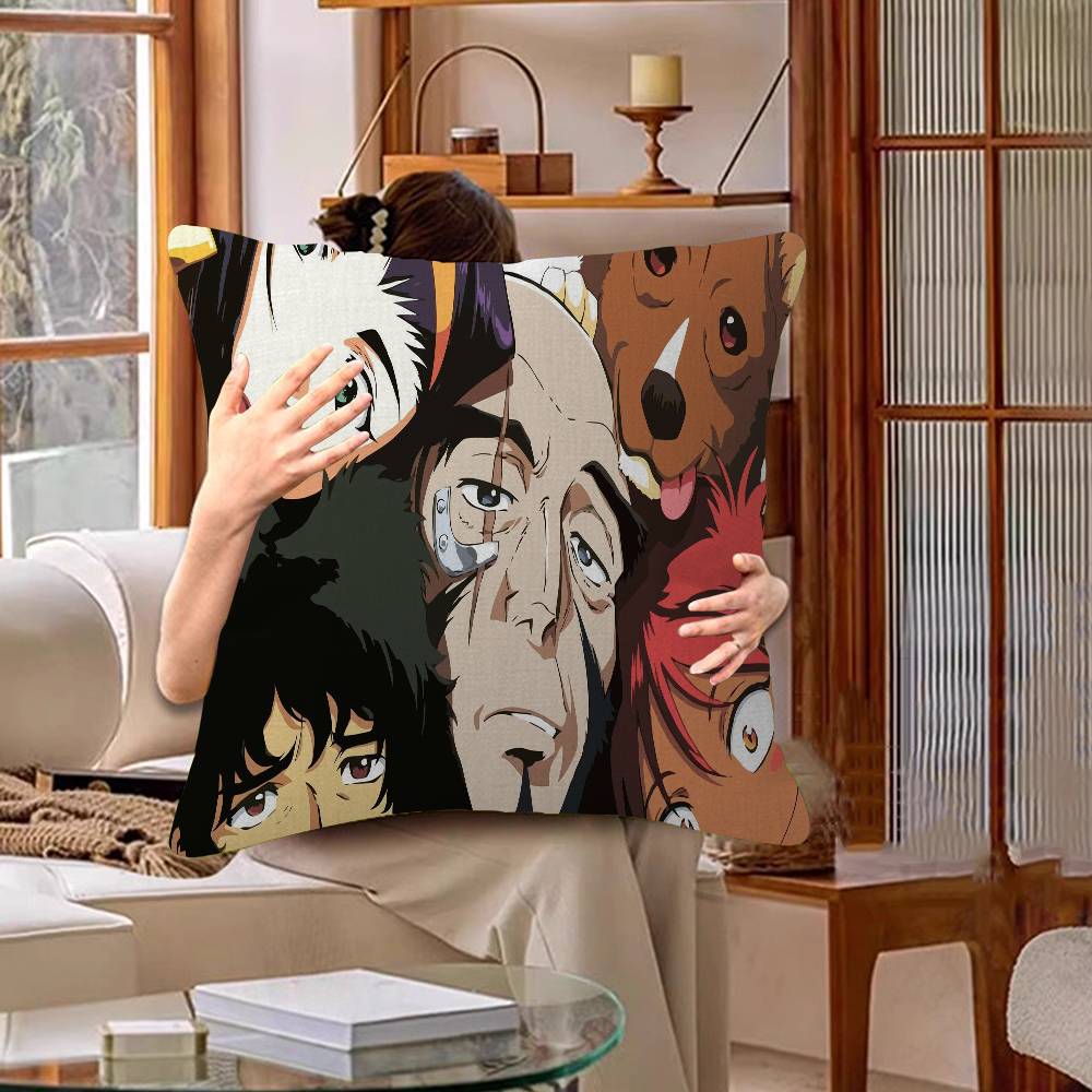 C-Cowboy B-Bebop Anime Cushion Cover Decorative Pillow Sofa Home Decor Case Pillow Cases