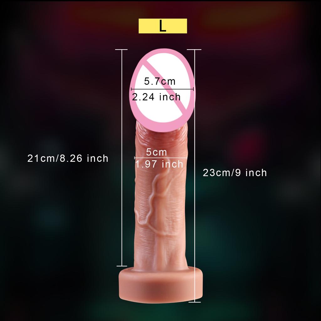 Big Glans Dildo Realistic Penis Soft Silicone Vagina Orgasm Anal With Huge Suction Cup Adults Toys Sex Toys For Women Man 18+