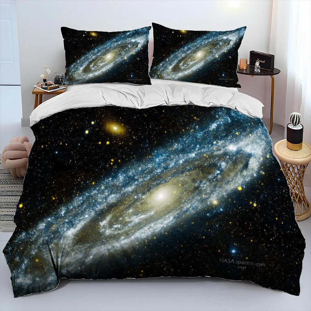 Digital Printing Three-Piece Universe Printing Bedding Home Textile Bedding
