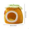 Persimmon Shaped Cats House Orange Warm PP Cottons Versatile Accessory Supplies for Winter Soft