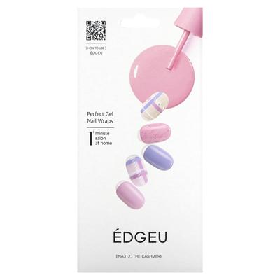 Perfect Gel Nail Wrap, ENA 312 Cashmere, 19-piece Set