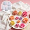 Mini Rose Flower Silicone Mold for 3D Incense, Wax, Cake, and Glue Accessories