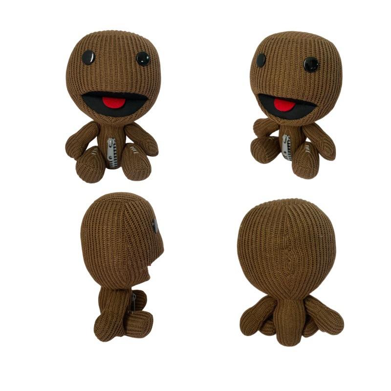 Little Big Planet Sackboy 25CM Plyšák Měkká vycpaná panenka s vyšívanými detaily Dárek pro hráče