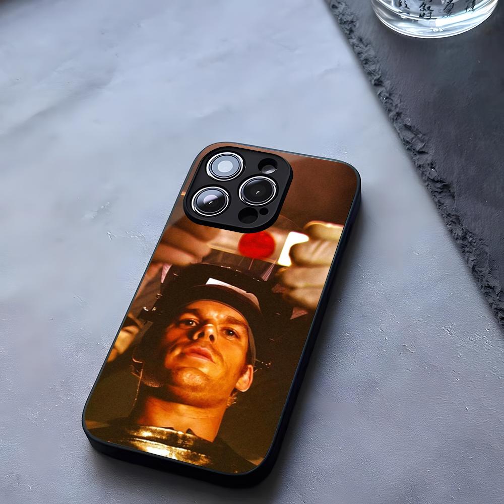 Dexter Morgan Pouzdro na telefon Tvrzené sklo Pro IPhone 17 13 14 16 12 15 11 Pro Max Plus Mini X XR SE2020 Coque