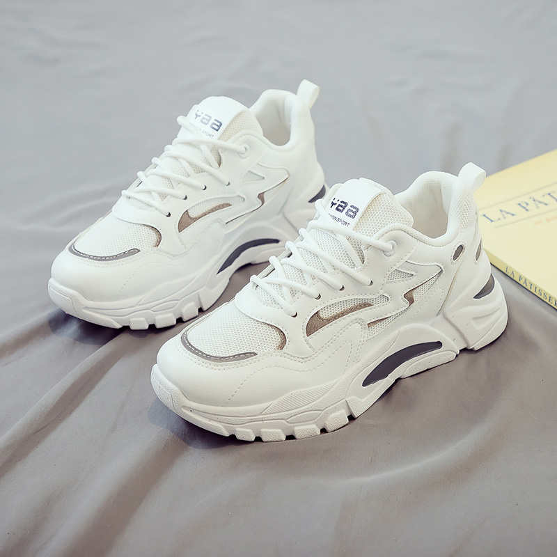 Big Sole Round Nose Platform Woman Platform Heeled Shoes High Heel Boots Women Sneakers Sport Runing Sunny Ternis Shooes