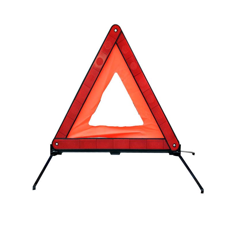 Foldable Car-Mounted Reflective Warning Tripod with Light for Emergency Parking Safety