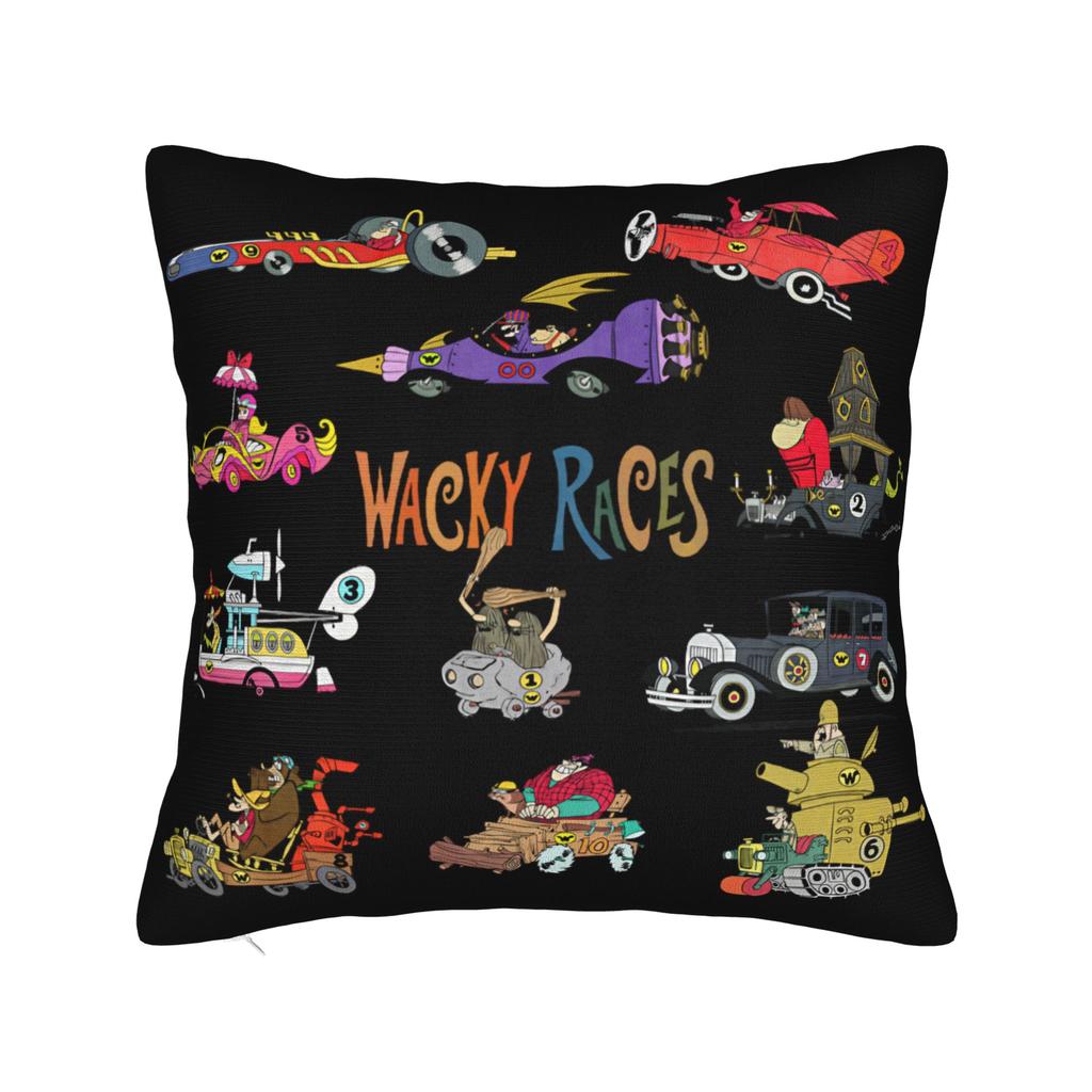 Wacky Races Muttley Satanas Pillowcase Soft Fabric Cushion Cover Decor  Pillow Case Cover Home Wholesale 40X40cm
