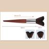 Fishtail Head Jaw Line Contour Brush Fiber Hair Face Makeup Contouring Brush Cosmetic Tool for Makeup Artist