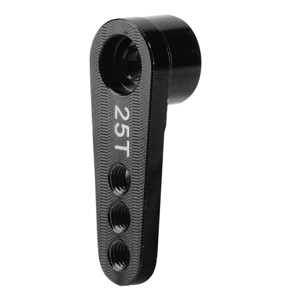 

Алюмінієвий сплав RC сервопривід рульового управління половина важеля 28,5 мм 25T для вантажівки HSP 110 (Чорний)