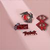 Berserk Beherit Anime Game Red Cartoon Brooch Lapel Pin Backpack Hat Clothing Accessories Badge Jewelry Gift For Friends